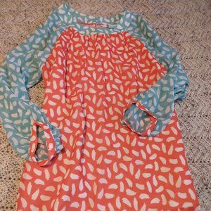 Boden fun flowy bright top